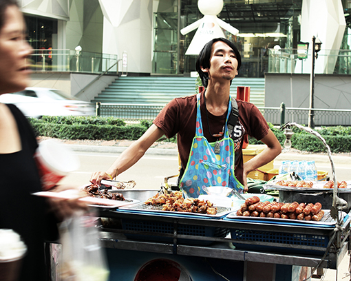 street foods stall