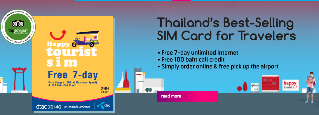 Thailand’s best-selling sim card for traveller.