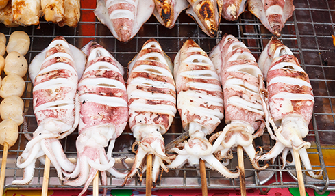 Thai street foods, food vendor, thailand, thai food