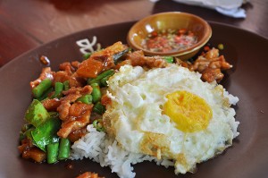 cooked to order, thai dishes, thai food, rice dish