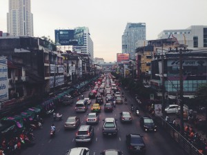 traveling, thailand, bangkok, traffic