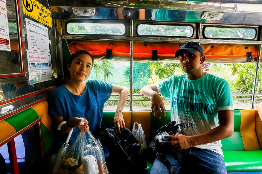 TakeMeTour local experts in Thailand red truck