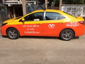 Thai taxi, taxi, bangkok, thailand