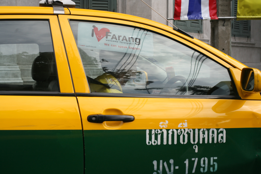 Thai taxi, taxi, bangkok, thailand, Thai taxis
