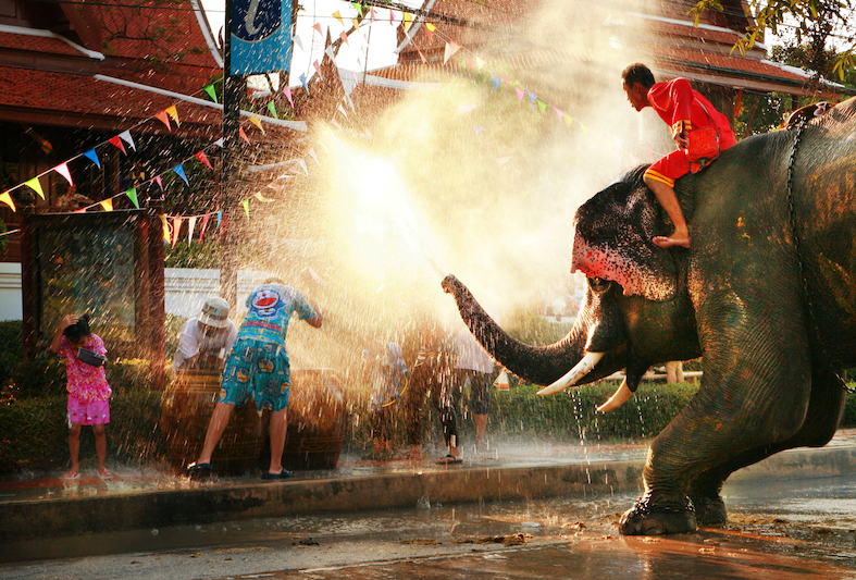 Songkran water festival