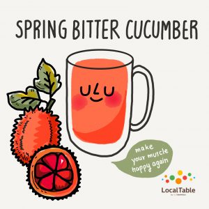 Thai Herb Drinks: Gac, Spring Bitter Cucumber, Baby Jackfruit