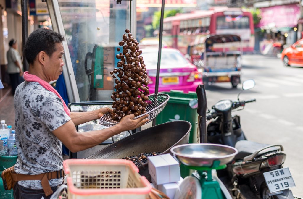 Street food vendor in Thailand
