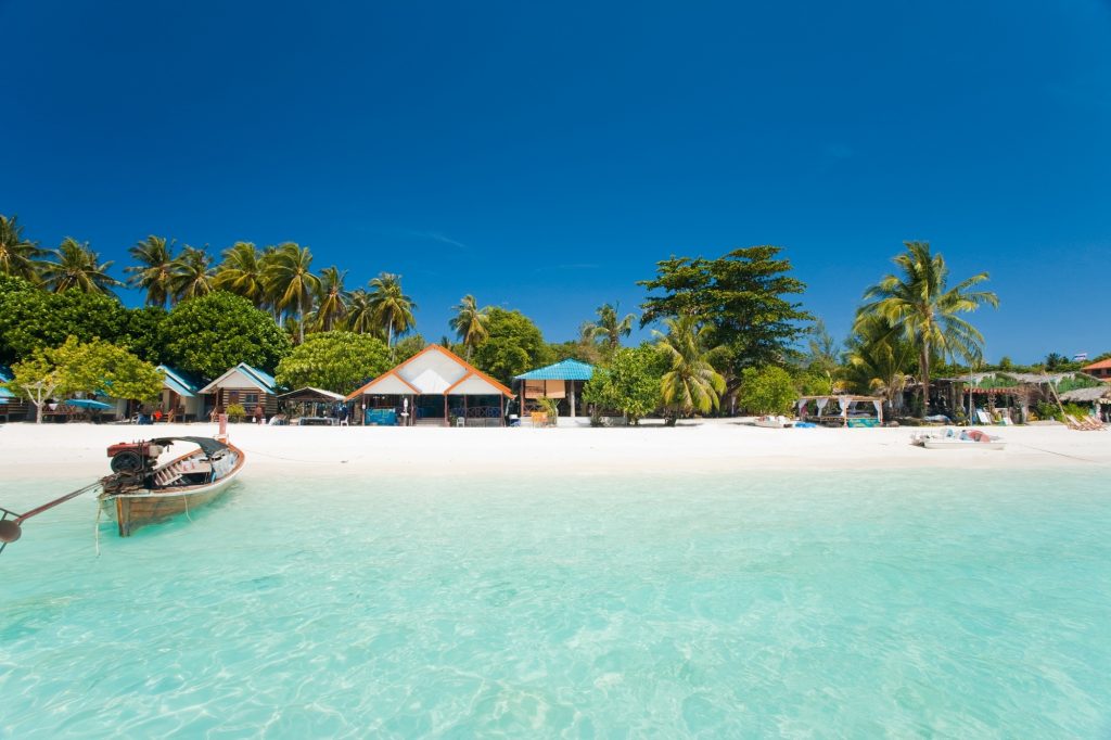 Pristine beach in Koh Lipe, one of the Andaman Sea islands in Thailand.