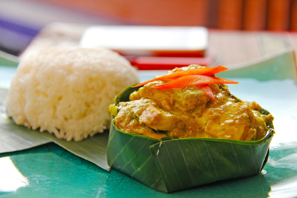 Fish Amok, Cambodian Food 