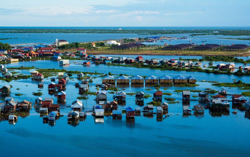 Siem Reap floating village, where to go in Cambodia in November