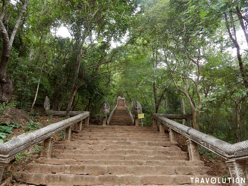 Phnom Banan Temple, staircase, Battambang 